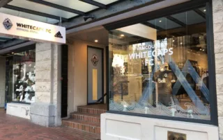 book signing event at Whitecaps FC store